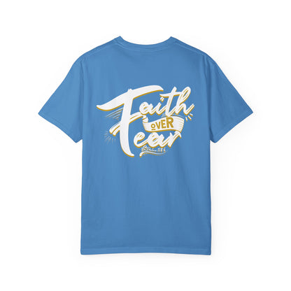 Faith Over Fear Graphic Tee, Inspirational T-Shirt, Christian Apparel, Unisex Religious Shirt, Powerfull Fashion