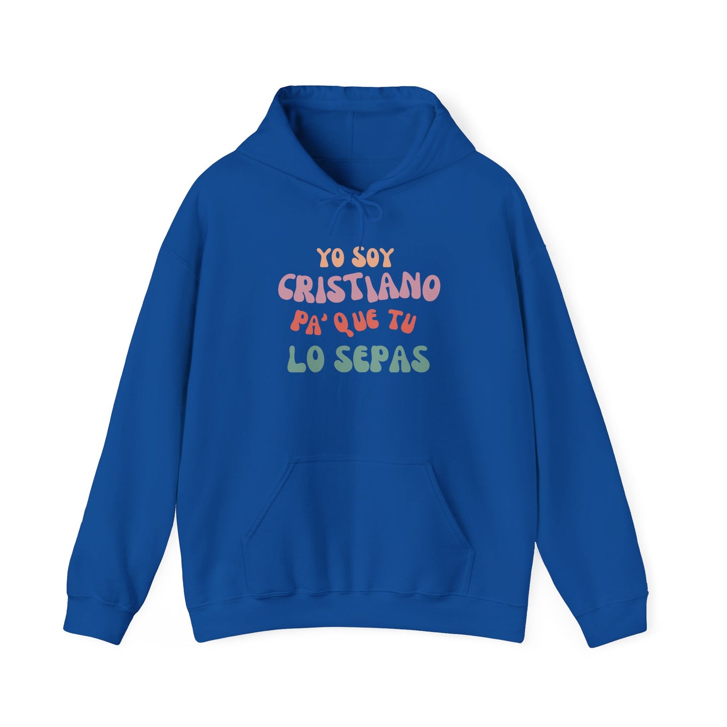 Unisex Heavy Blend Hooded Sweatshirt - 'Yo Soy Cristiano' Statement Sweatshirt