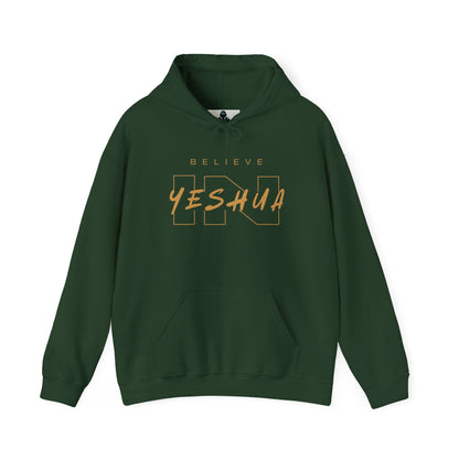 Unisex Heavy Blend™ Hooded Sweatshirt - 'Believe Yeshua' Inspirational Hoodie