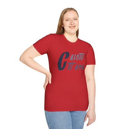 Unisex Softstyle T-Shirt - 'Cristo Te Ama' Inspirational Tee