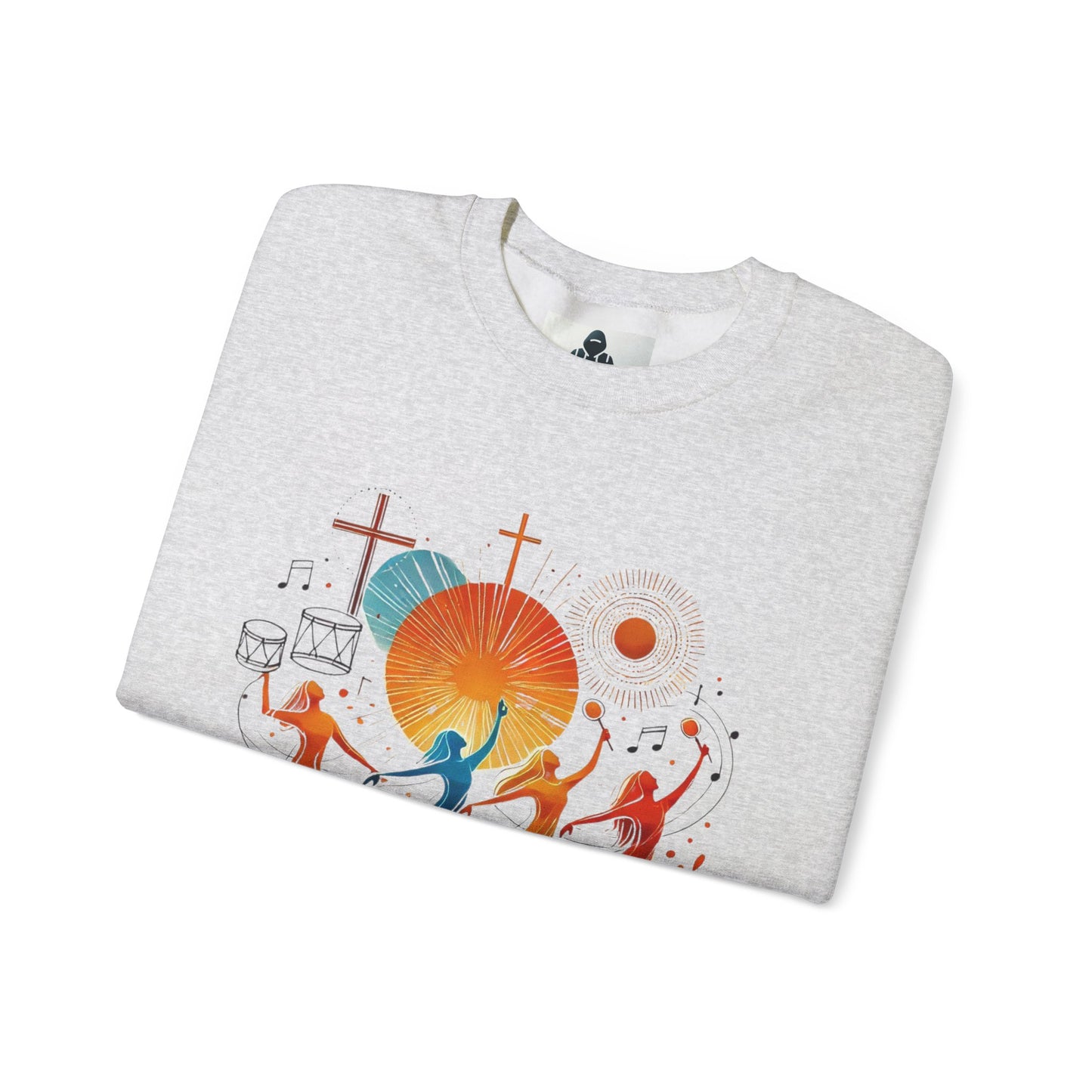 Danzando en cada Temporada Sweatshirt | Unisex Heavy Blend Crewneck with Colorful Dance Design