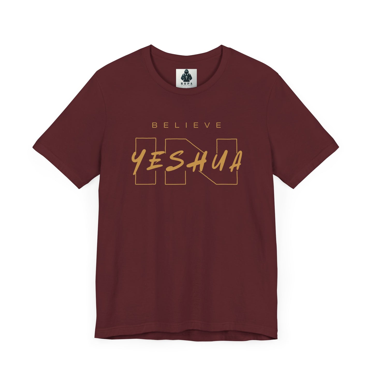 Unisex Short Sleeve Tee - 'Believe Yeshua' Inspirational Graphic Tee