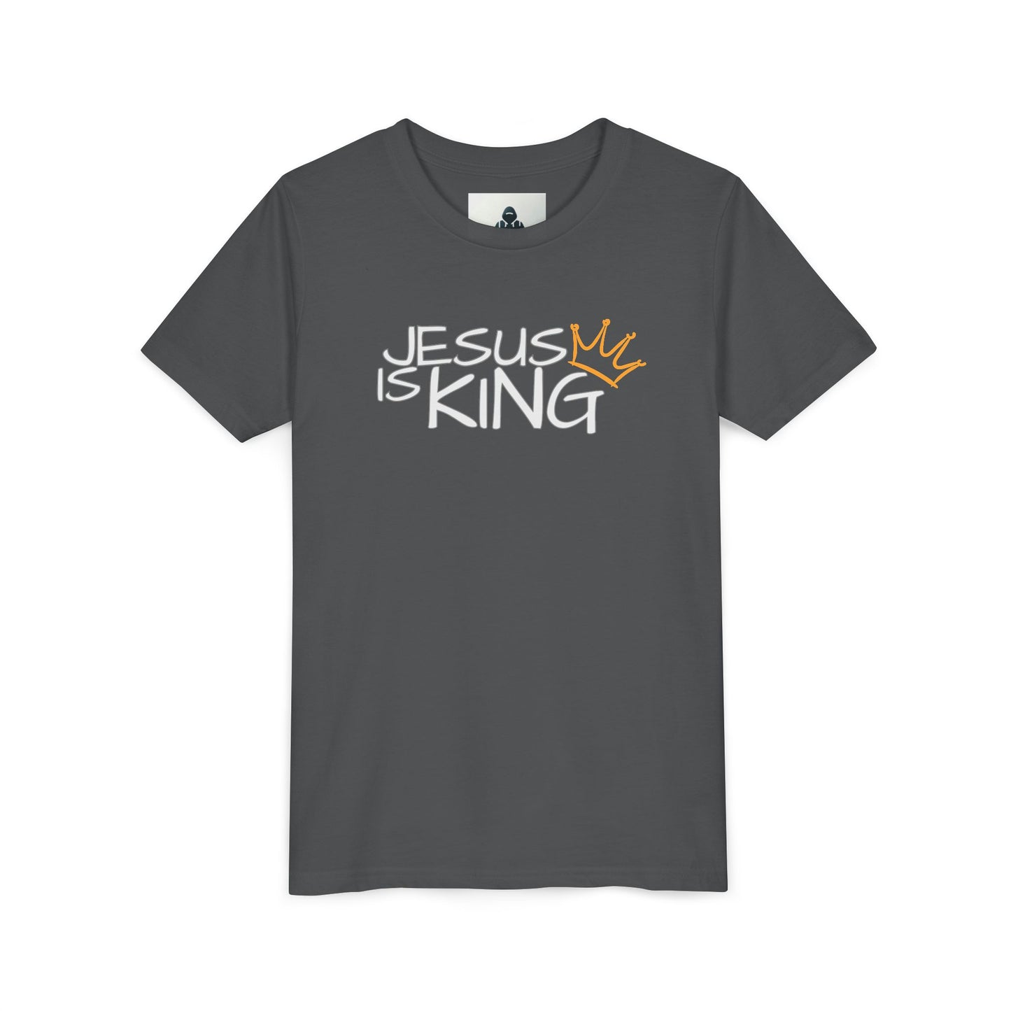 Youth Tee with Inspirational Jesus Design, Faith T-Shirt, Christian Gift, Summer Outfit, Religious Apparel, Kids Faithwear