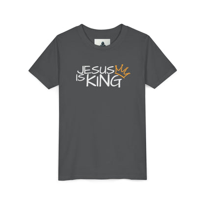 Youth Tee with Inspirational Jesus Design, Faith T-Shirt, Christian Gift, Summer Outfit, Religious Apparel, Kids Faithwear