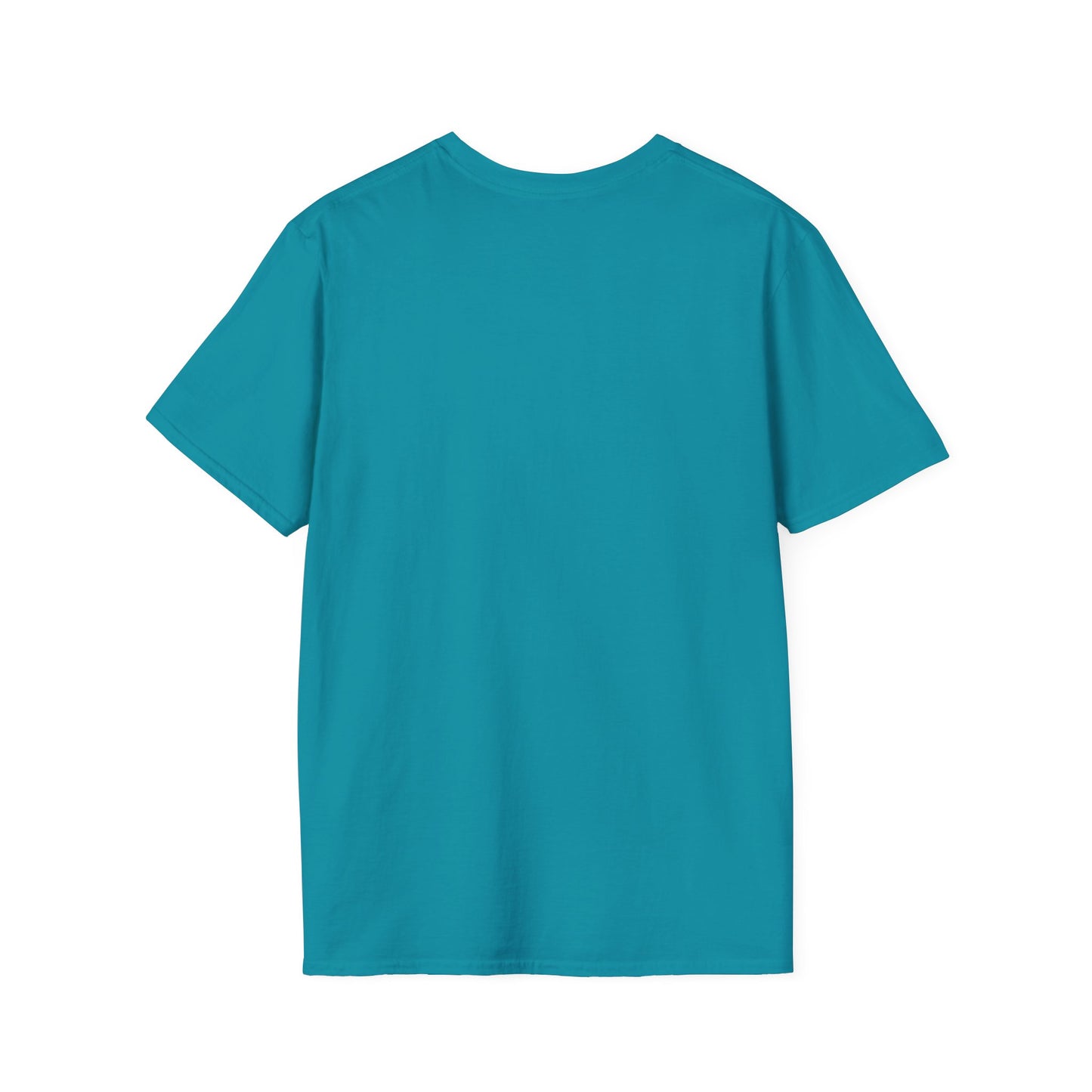 Minimalist Unisex Softstyle T-Shirt with Hand Design