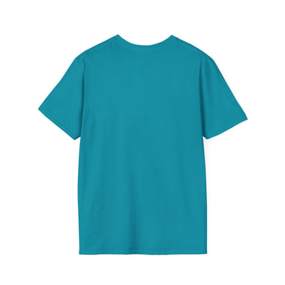 Minimalist Unisex Softstyle T-Shirt with Hand Design