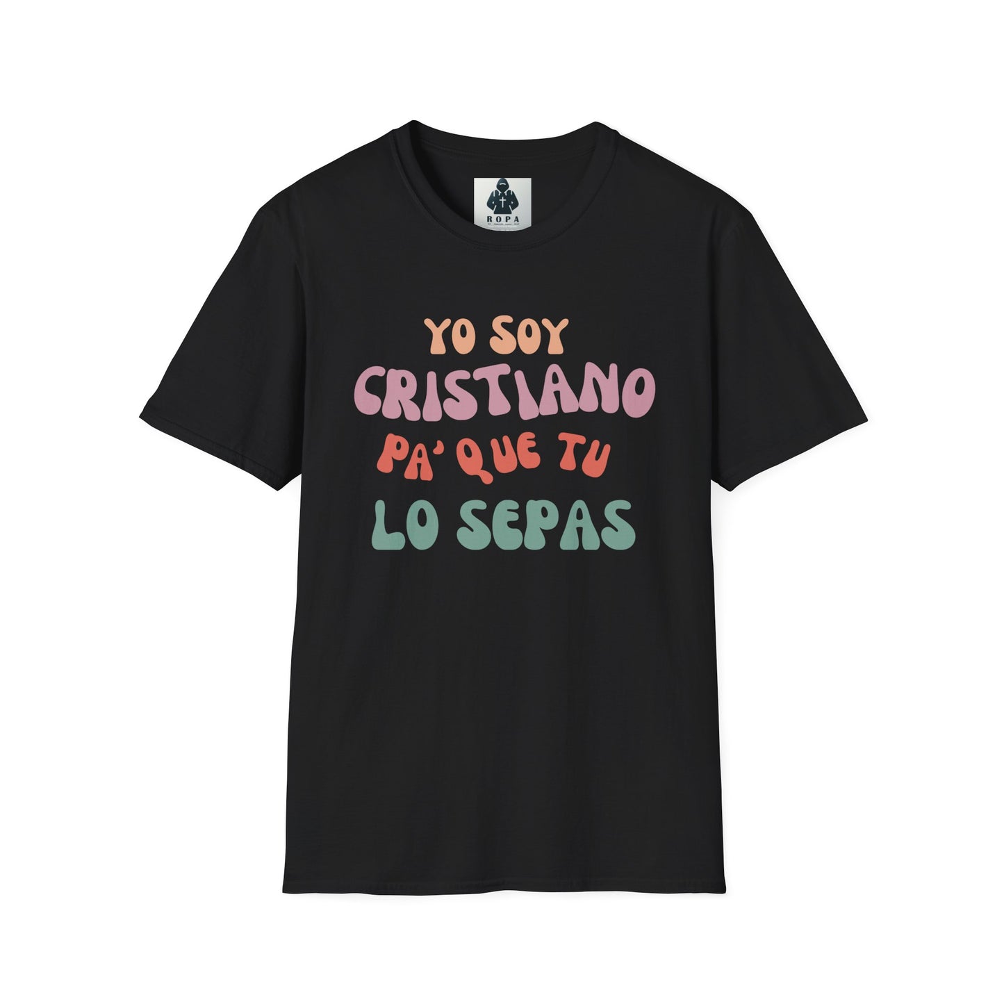 Yo Soy Cristiano Unisex Softstyle T-Shirt - Fun Statement Tee for Faith and Culture