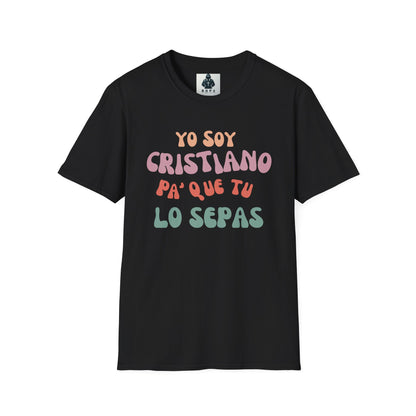 Yo Soy Cristiano Unisex Softstyle T-Shirt - Fun Statement Tee for Faith and Culture