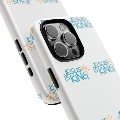 Jesus is King Phone Case - Tough Cases, Christian Gifts, Religious Accessories, Inspirational Protection, Unique Smartphone Cover