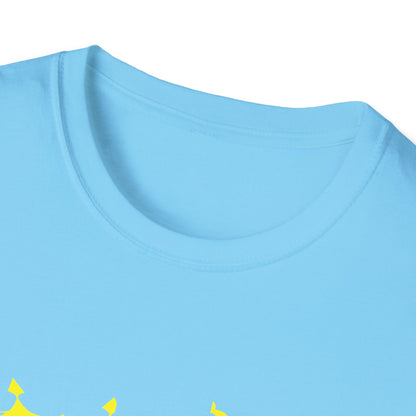 Crown Graphic Unisex Softstyle T-Shirt | Casual Wear, Streetwear, Gift for Friends, Birthday, Everyday Fashion