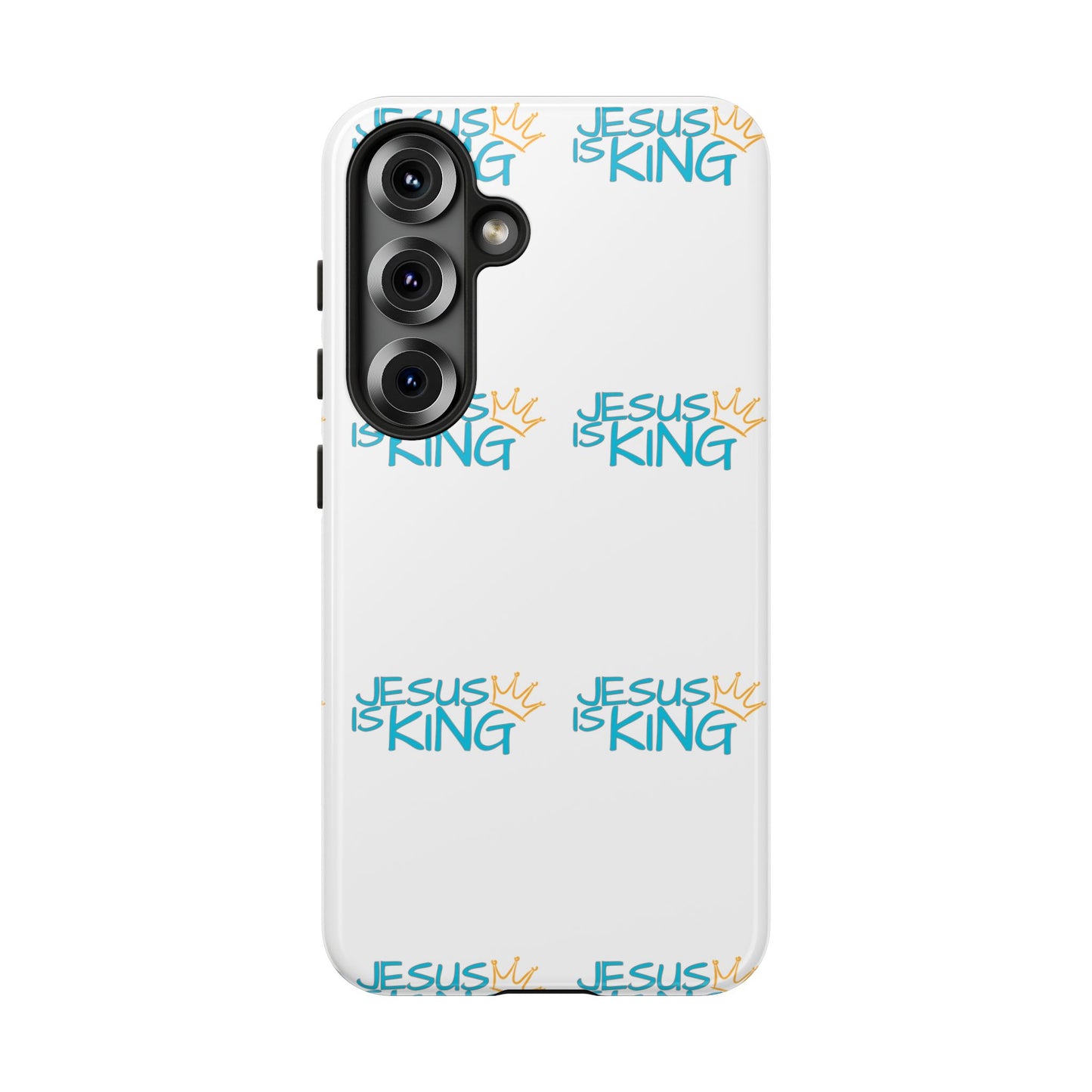 Jesus is King Phone Case - Tough Cases, Christian Gifts, Religious Accessories, Inspirational Protection, Unique Smartphone Cover
