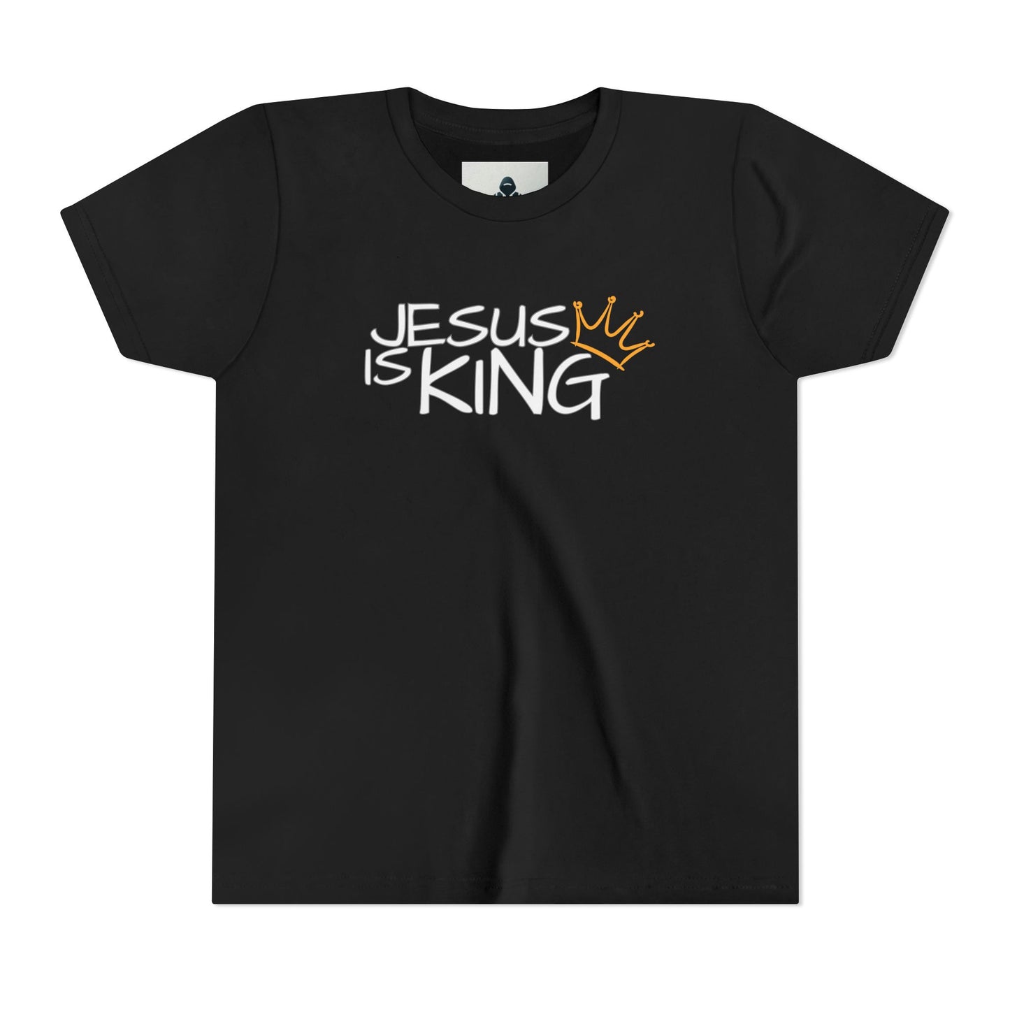 Youth Tee with Inspirational Jesus Design, Faith T-Shirt, Christian Gift, Summer Outfit, Religious Apparel, Kids Faithwear