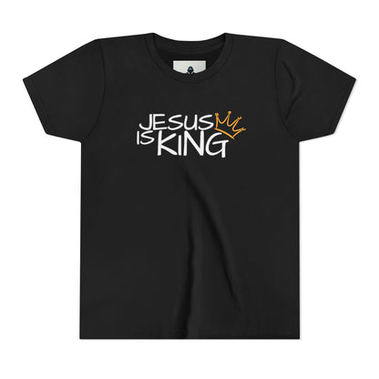 Youth Tee with Inspirational Jesus Design, Faith T-Shirt, Christian Gift, Summer Outfit, Religious Apparel, Kids Faithwear