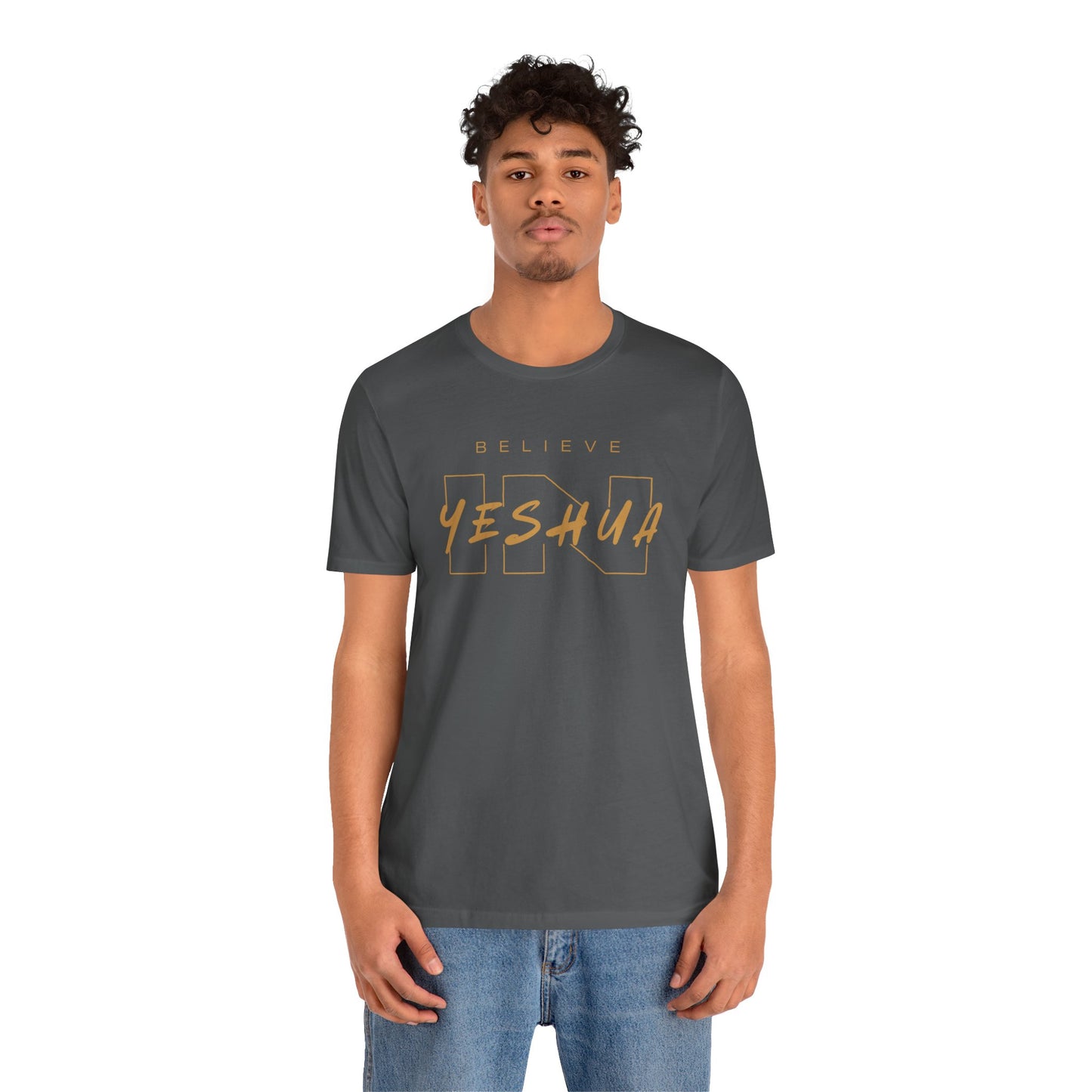 Unisex Short Sleeve Tee - 'Believe Yeshua' Inspirational Graphic Tee