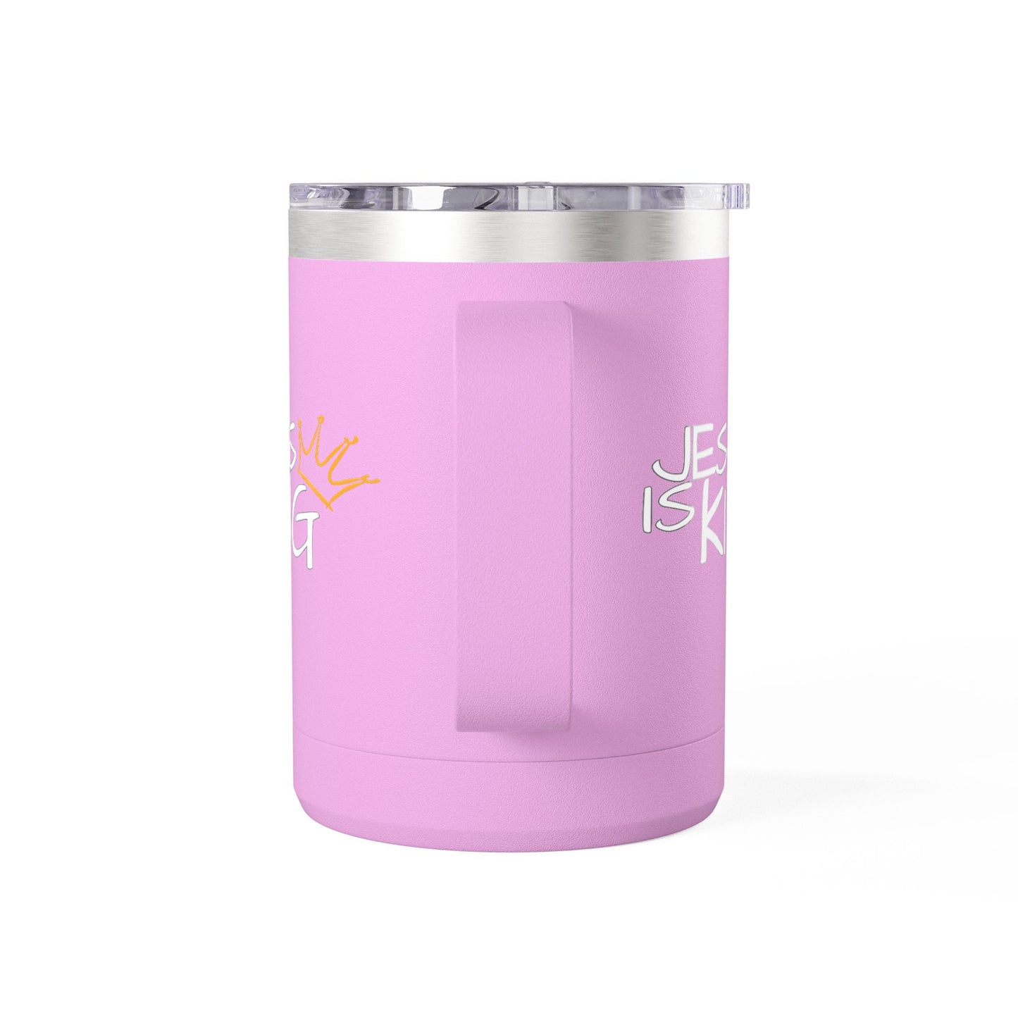 Inspirational Jesus Is King Coffee Mug Tumbler | 15oz, Faith Gift, Christian Cup, Religious Drinkware, Unique Keepsake