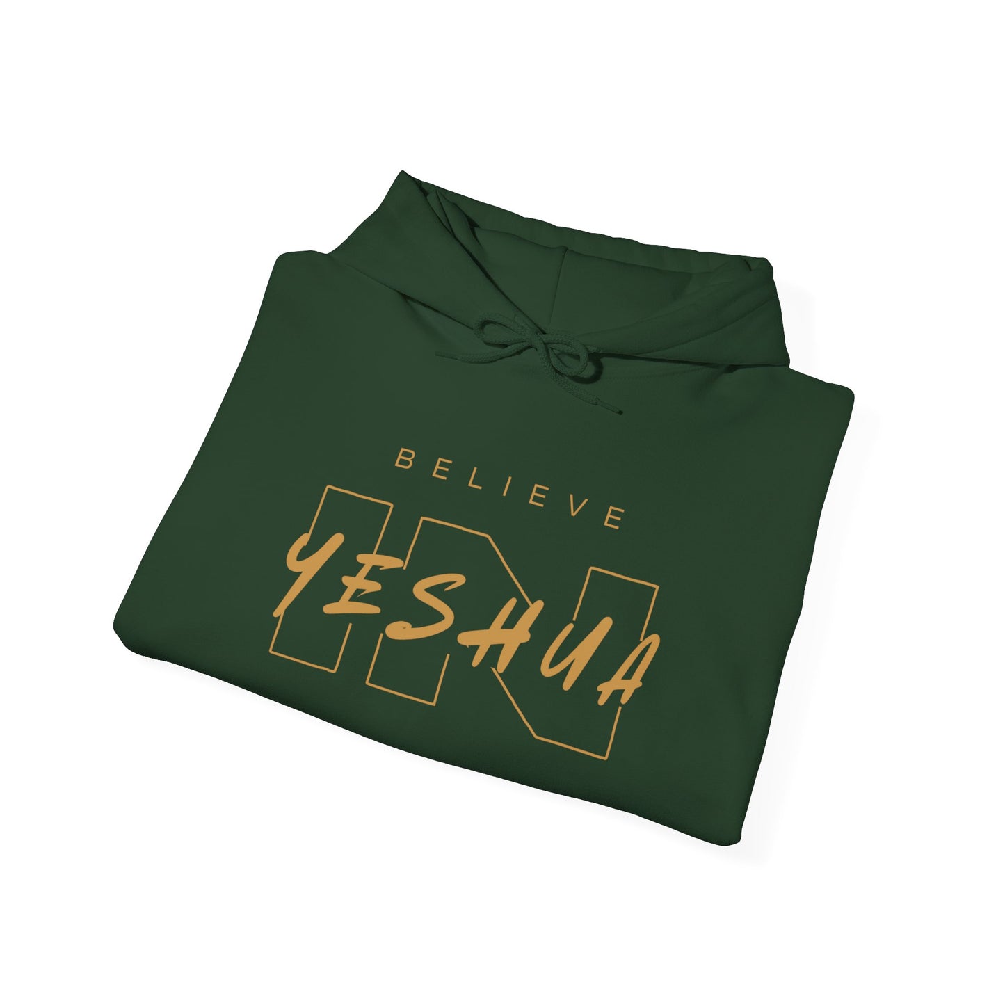 Unisex Heavy Blend™ Hooded Sweatshirt - 'Believe Yeshua' Inspirational Hoodie