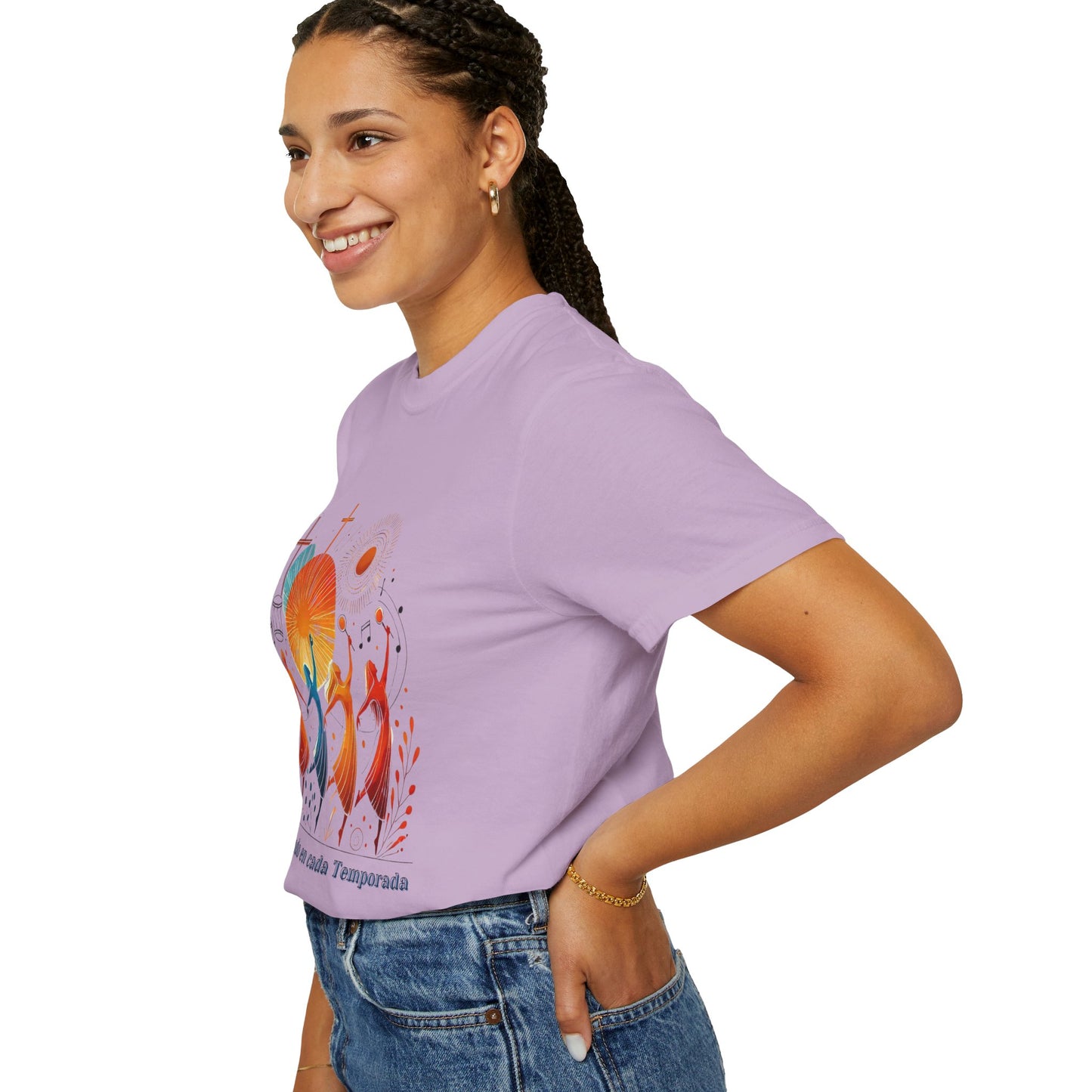 Unisex Garment-Dyed T-Shirt, Dance Design Tee, Seasonal Celebration Shirt, Gift for Dance Lovers, Festival Apparel