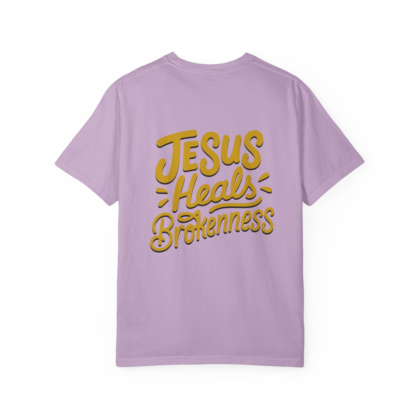 Inspirational Unisex T-Shirt - Jesus Heals Brokenness, Faith Shirt, Encouraging Apparel, Christian Gift, Spiritual Clothing