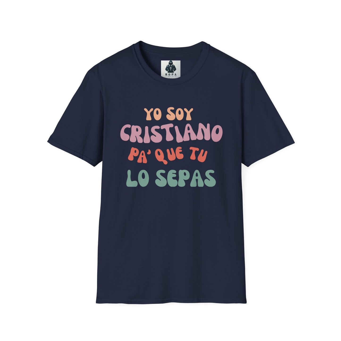 Yo Soy Cristiano Unisex Softstyle T-Shirt - Fun Statement Tee for Faith and Culture
