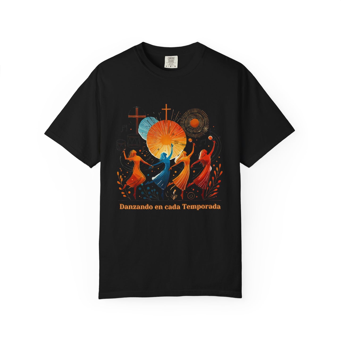 Unisex Garment-Dyed T-Shirt, Dance Design Tee, Seasonal Celebration Shirt, Gift for Dance Lovers, Festival Apparel