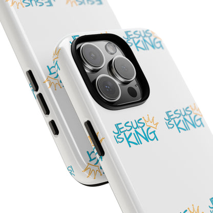 Jesus is King Phone Case - Tough Cases, Christian Gifts, Religious Accessories, Inspirational Protection, Unique Smartphone Cover