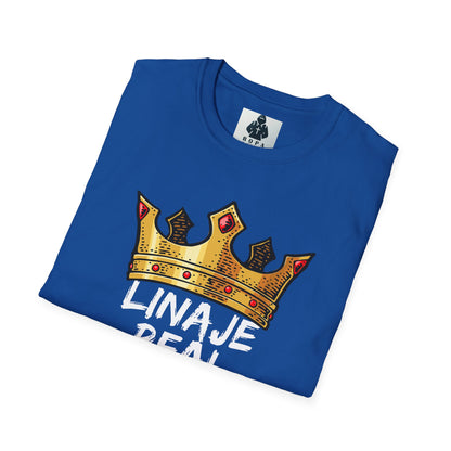 Unisex Softstyle T-Shirt - "Linaje Real" Crown Design - Perfect for Celebrations and Everyday Wear