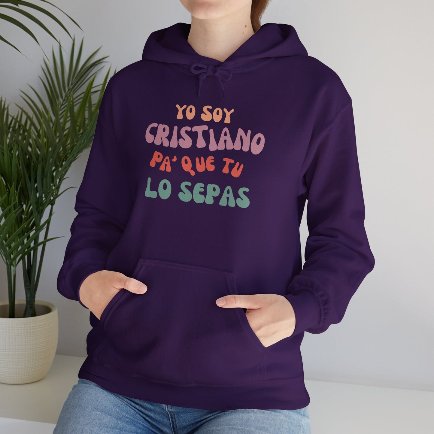 Unisex Heavy Blend Hooded Sweatshirt - 'Yo Soy Cristiano' Statement Sweatshirt