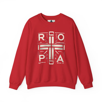 Eco-Friendly Graphic Crewneck Sweatshirt - R O P A  Cruz Design