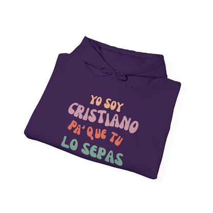 Unisex Heavy Blend Hooded Sweatshirt - 'Yo Soy Cristiano' Statement Sweatshirt