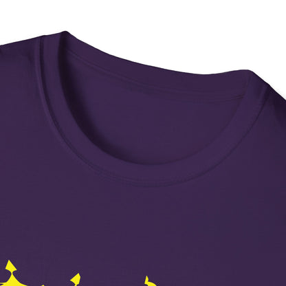 Crown Graphic Unisex Softstyle T-Shirt | Casual Wear, Streetwear, Gift for Friends, Birthday, Everyday Fashion