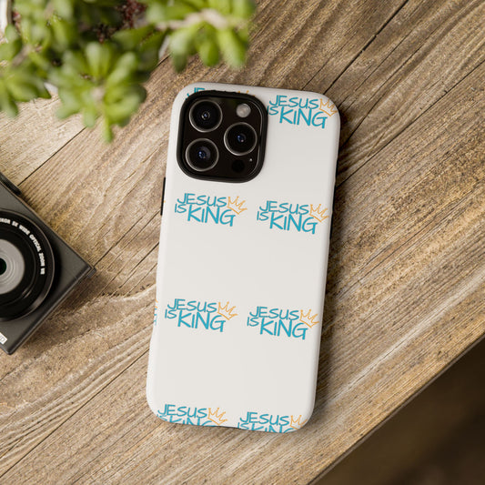 Jesus is King Phone Case - Tough Cases, Christian Gifts, Religious Accessories, Inspirational Protection, Unique Smartphone Cover