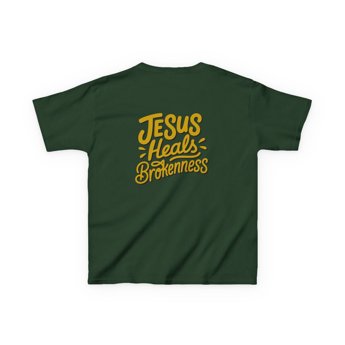 Kids Inspirational Tee - "Good" & "Jesus Heals Brokenness" - Perfect for Church, Gifts, Birthdays, Family Events