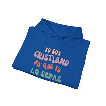 Unisex Heavy Blend Hooded Sweatshirt - 'Yo Soy Cristiano' Statement Sweatshirt