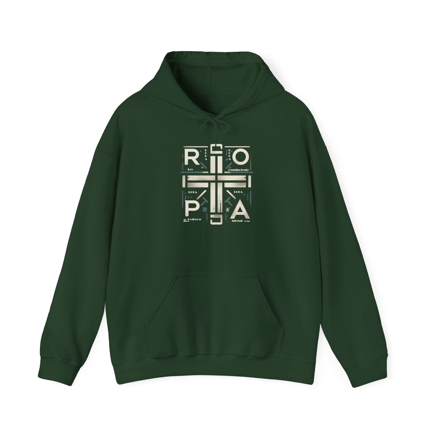 Minimalist Unisex Heavy Blend Hooded Sweatshirt - Stylish and Cozy