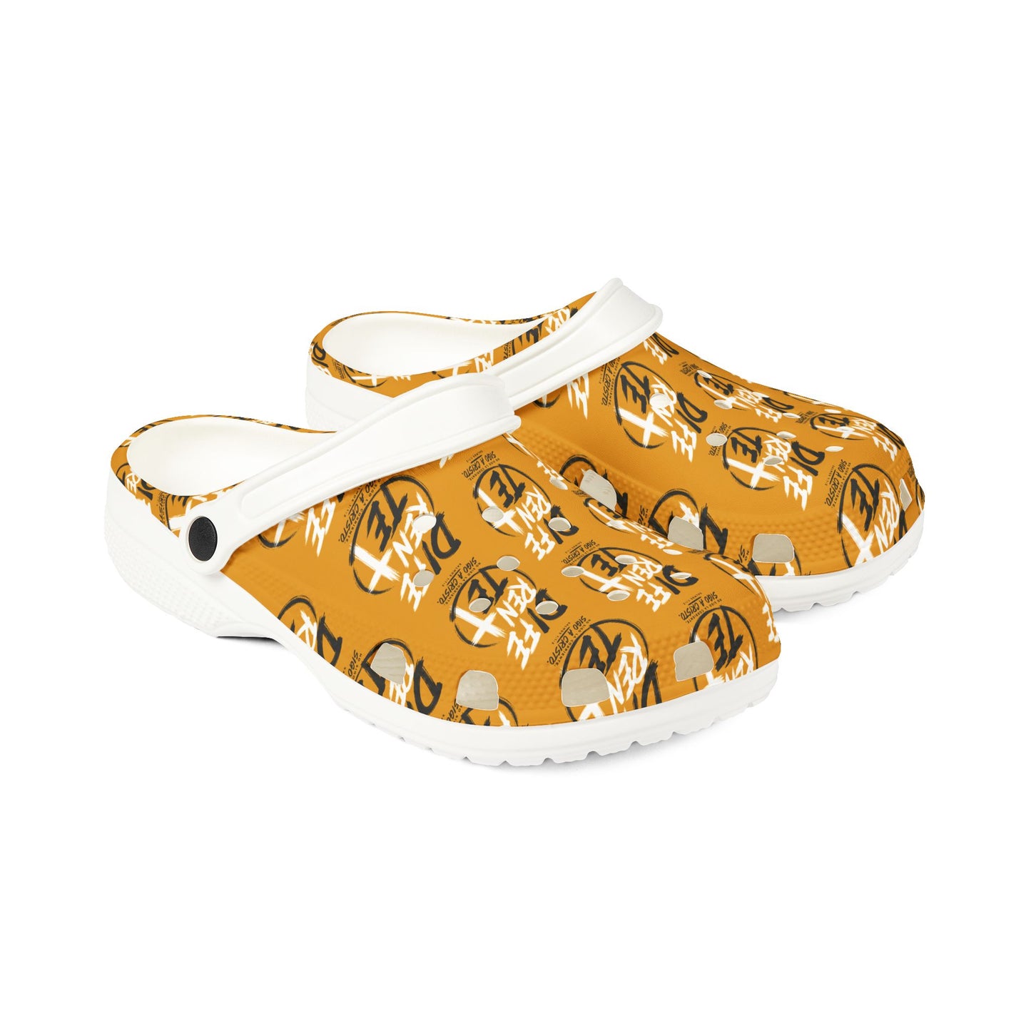 EVA Foam Clogs — All-Over "Different" Graphic Slip-On Shoes