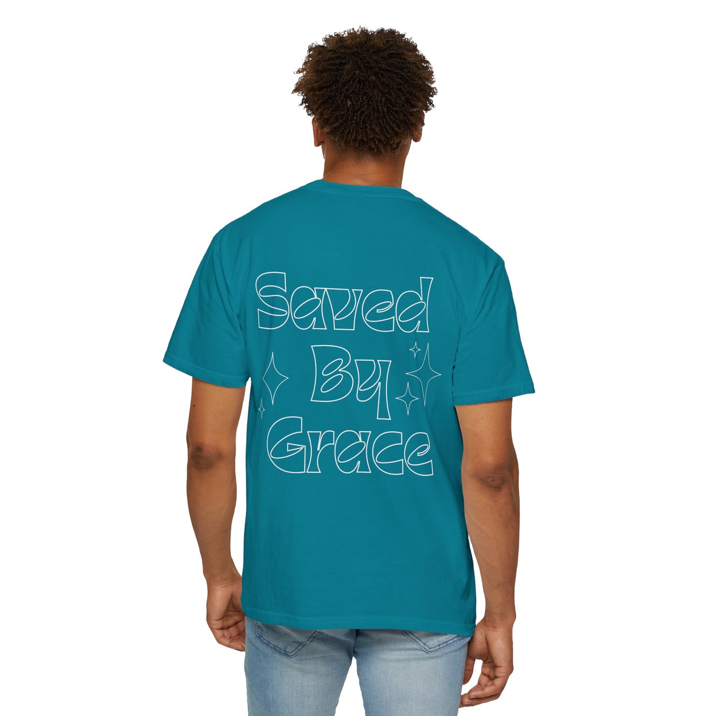 Faith-Inspired Unisex T-Shirt - Saved By Grace, Casual Wear, Christian Apparel, Gift for Believers, Everyday Comfort