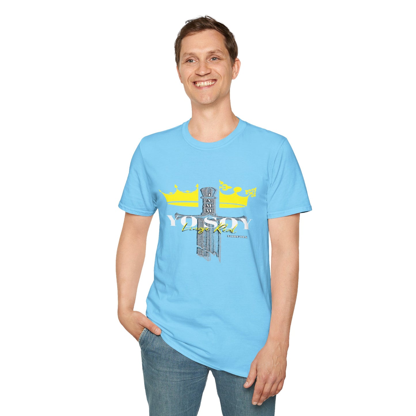Crown Graphic Unisex Softstyle T-Shirt | Casual Wear, Streetwear, Gift for Friends, Birthday, Everyday Fashion