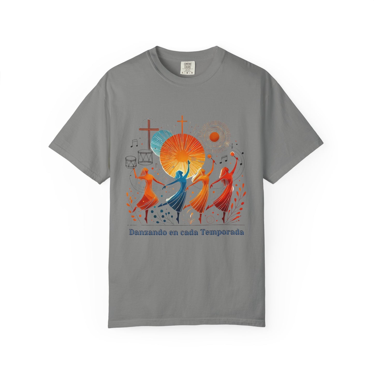 Unisex Garment-Dyed T-Shirt, Dance Design Tee, Seasonal Celebration Shirt, Gift for Dance Lovers, Festival Apparel