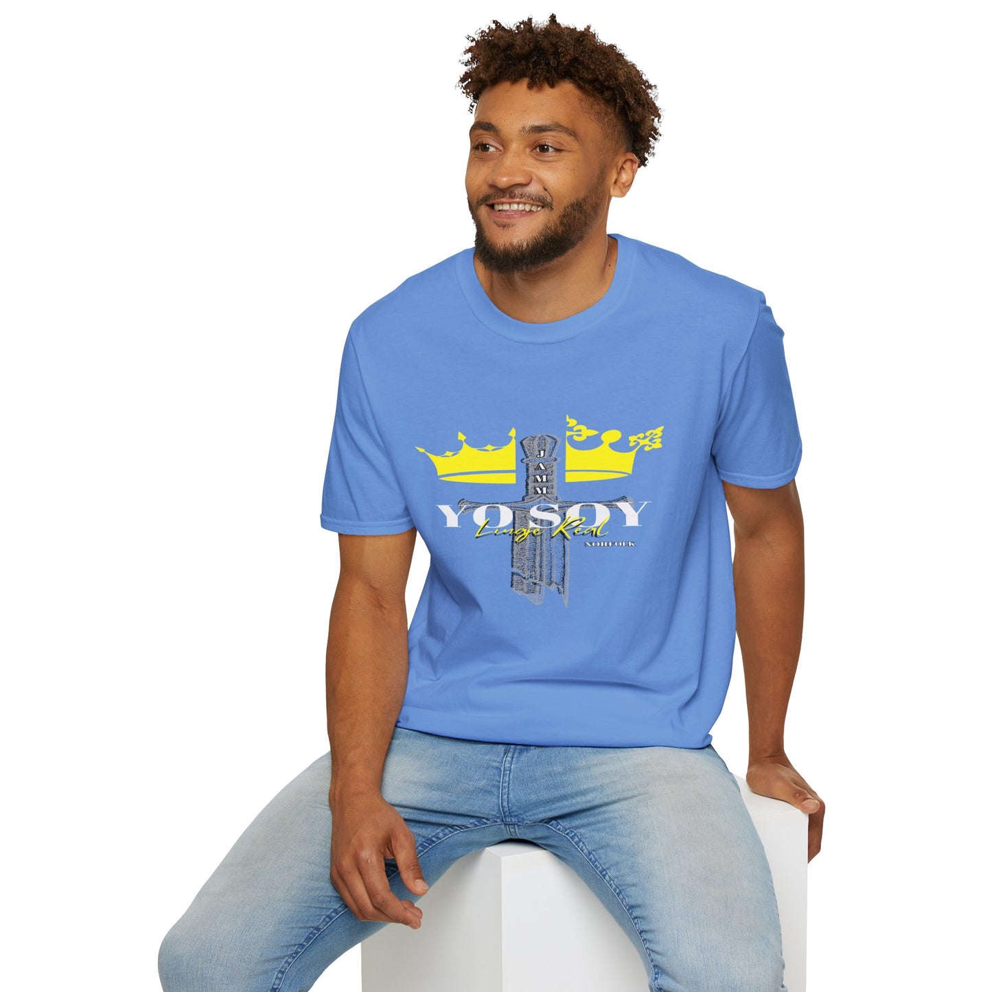 Crown Graphic Unisex Softstyle T-Shirt | Casual Wear, Streetwear, Gift for Friends, Birthday, Everyday Fashion