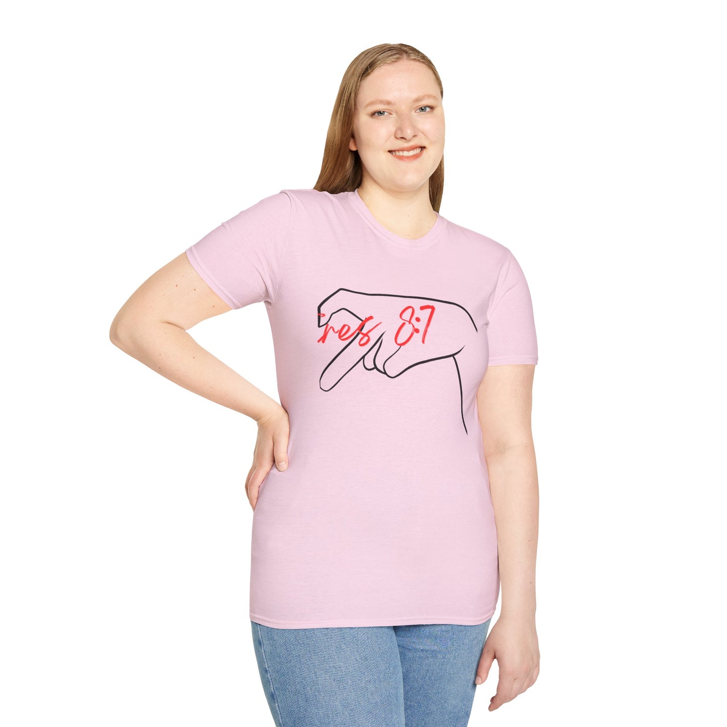 Unisex Softstyle T-Shirt with 'rez 87' Graphic - Casual Streetwear Tee