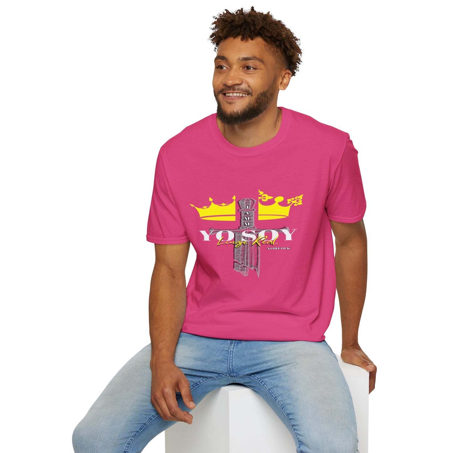 Crown Graphic Unisex Softstyle T-Shirt | Casual Wear, Streetwear, Gift for Friends, Birthday, Everyday Fashion