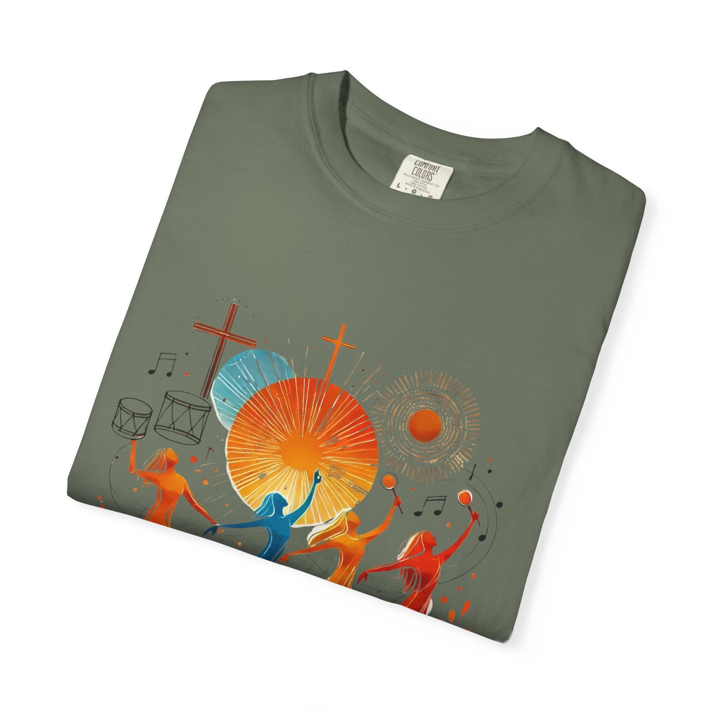 Unisex Garment-Dyed T-Shirt, Dance Design Tee, Seasonal Celebration Shirt, Gift for Dance Lovers, Festival Apparel