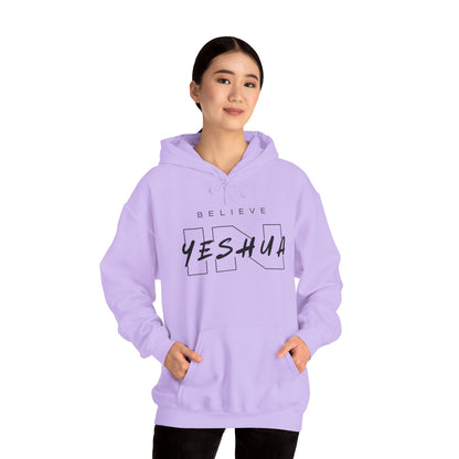 Unisex Heavy Blend™ Hooded Sweatshirt - 'Believe Yeshua' Inspirational Hoodie
