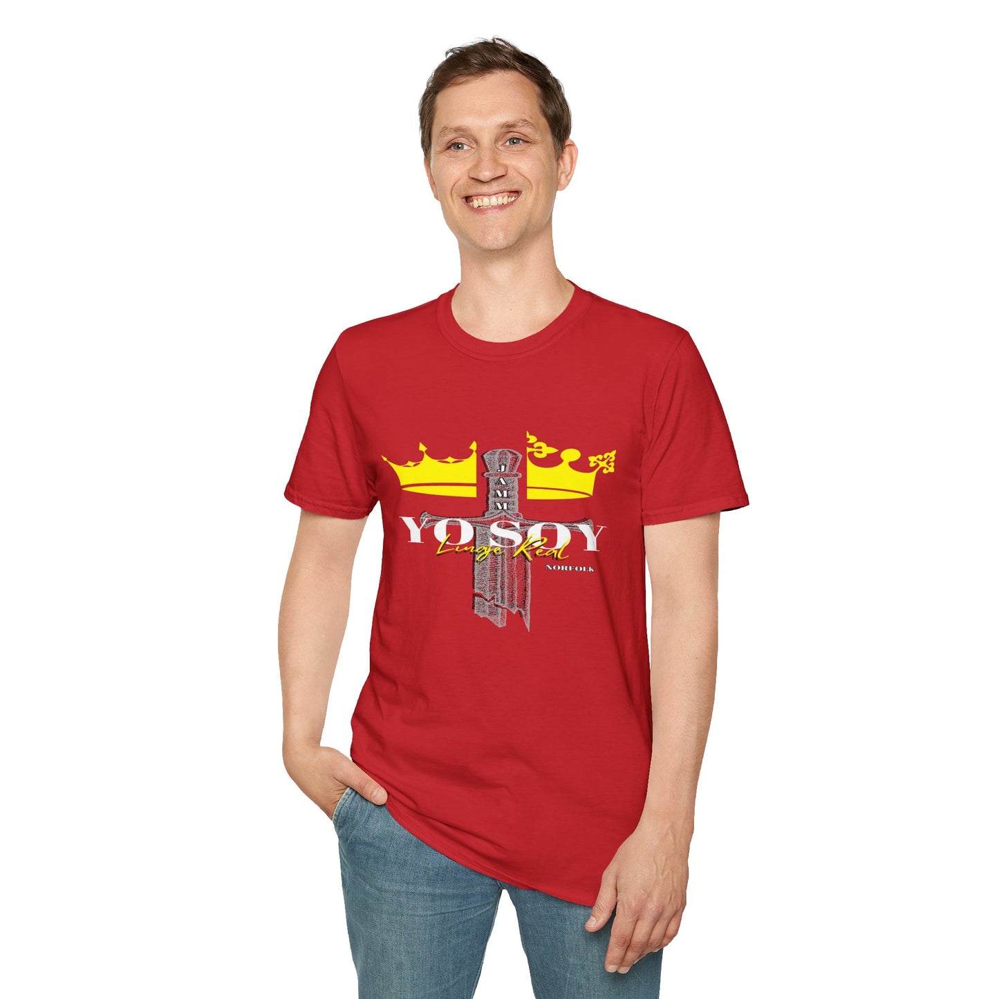 Crown Graphic Unisex Softstyle T-Shirt | Casual Wear, Streetwear, Gift for Friends, Birthday, Everyday Fashion