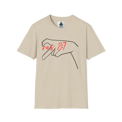 Unisex Softstyle T-Shirt with 'rez 87' Graphic - Casual Streetwear Tee