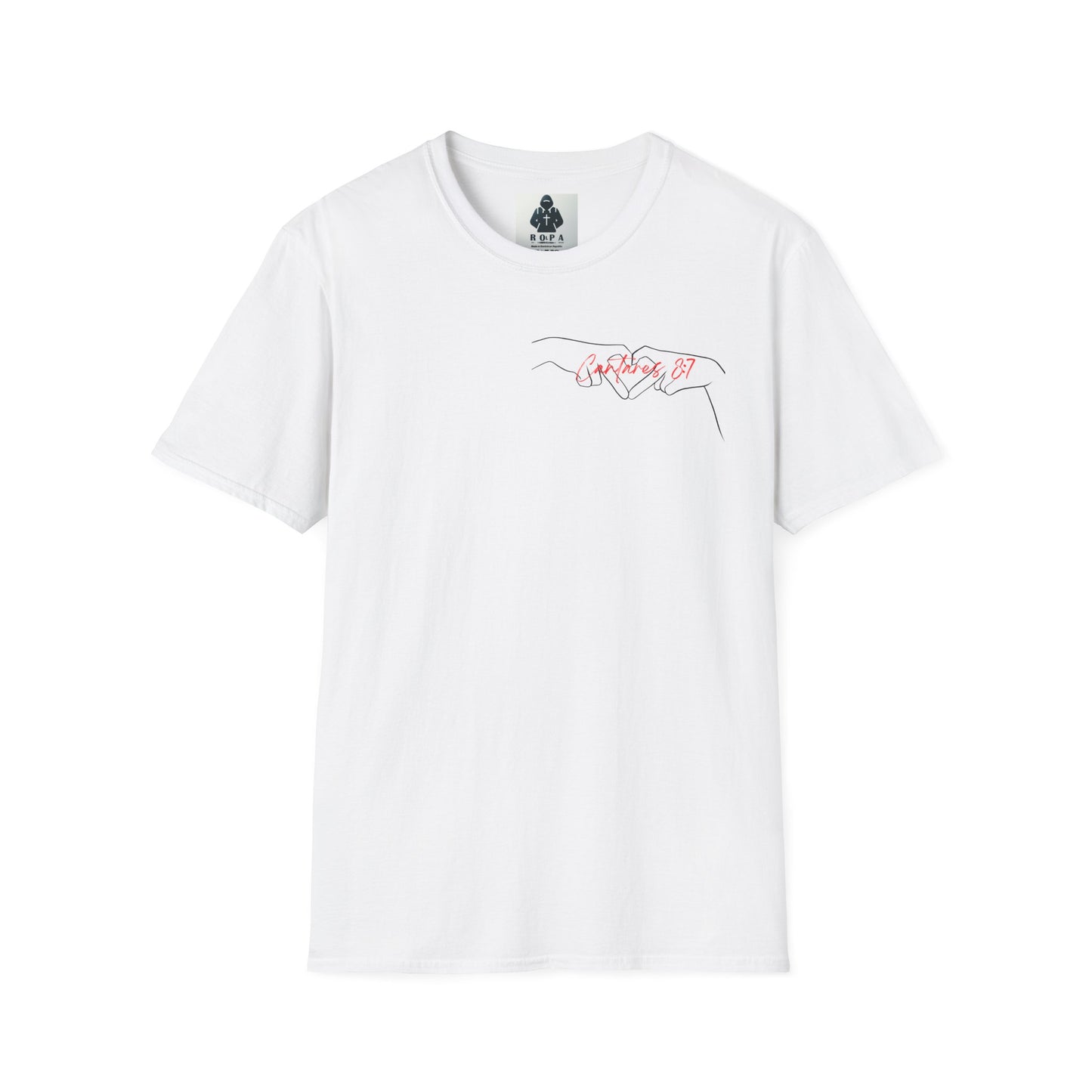 MEN EL SIERVO CANTARES 8:7 Softstyle T-Shirt
