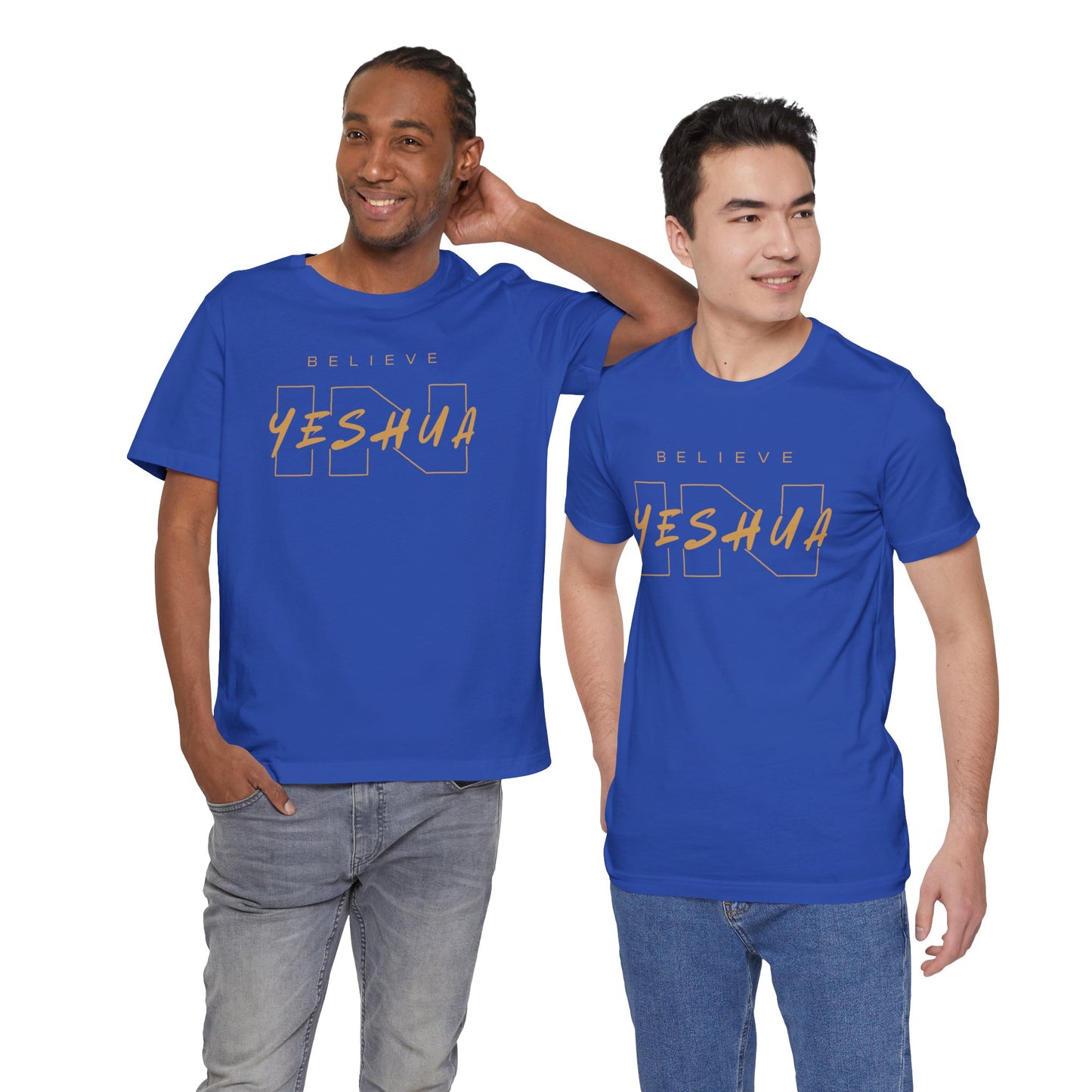 Unisex Short Sleeve Tee - 'Believe Yeshua' Inspirational Graphic Tee