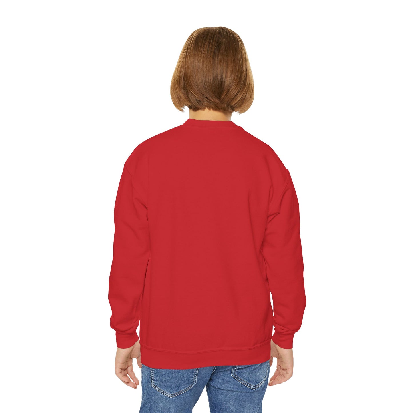 Youth Crewneck Sweatshirt - JESÚS MARANATHA COMING SOON - Faith-Inspired Apparel for Teens