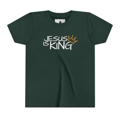 Youth Tee with Inspirational Jesus Design, Faith T-Shirt, Christian Gift, Summer Outfit, Religious Apparel, Kids Faithwear