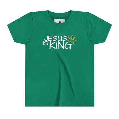 Youth Tee with Inspirational Jesus Design, Faith T-Shirt, Christian Gift, Summer Outfit, Religious Apparel, Kids Faithwear
